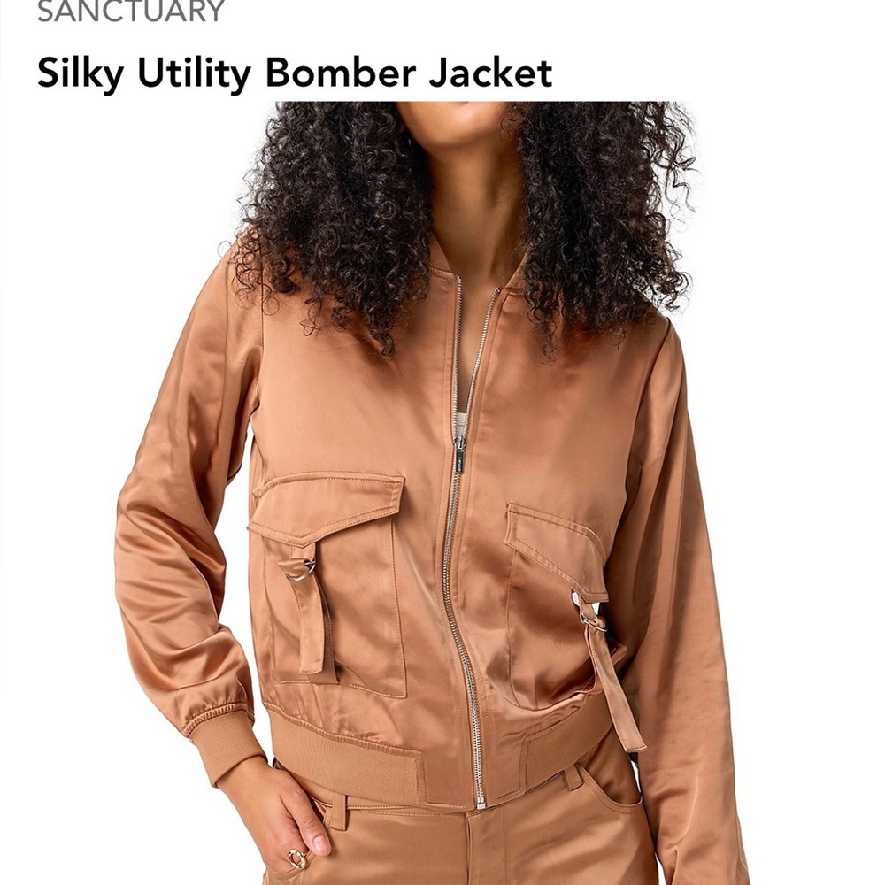 Sanctuary Silky Bomber Jacket
